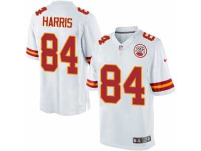 Men's Nike Kansas City Chiefs #84 Demetrius Harris Limited White NFL Jersey