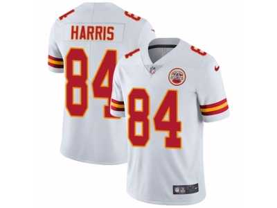 Men's Nike Kansas City Chiefs #84 Demetrius Harris Vapor Untouchable Limited White NFL Jersey