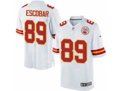 Men's Nike Kansas City Chiefs #89 Gavin Escobar Limited White NFL Jersey