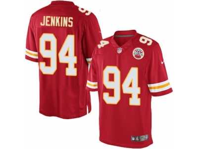 Men's Nike Kansas City Chiefs #94 Jarvis Jenkins Limited Red Team Color NFL Jersey