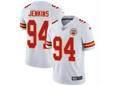 Men's Nike Kansas City Chiefs #94 Jarvis Jenkins Vapor Untouchable Limited White NFL Jersey