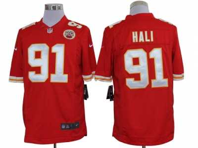 Nike NFL Kansas City Chiefs #91 Tamba Hali Red Jerseys(Limited)