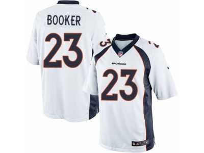 Men's Nike Denver Broncos #23 Devontae Booker Limited White NFL Jersey