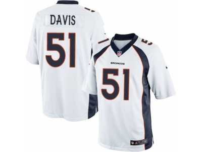 Men's Nike Denver Broncos #51 Todd Davis Limited White NFL Jersey