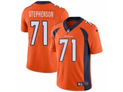 Men's Nike Denver Broncos #71 Donald Stephenson Vapor Untouchable Limited Orange Team Color NFL Jersey