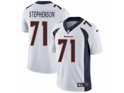 Men's Nike Denver Broncos #71 Donald Stephenson Vapor Untouchable Limited White NFL Jersey