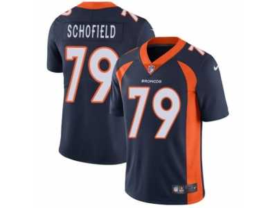 Men's Nike Denver Broncos #79 Michael Schofield Vapor Untouchable Limited Navy Blue Alternate NFL Jersey