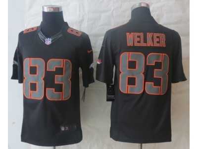 Nike Denver Broncos #83 Welker Black Jerseys(Impact Limited)