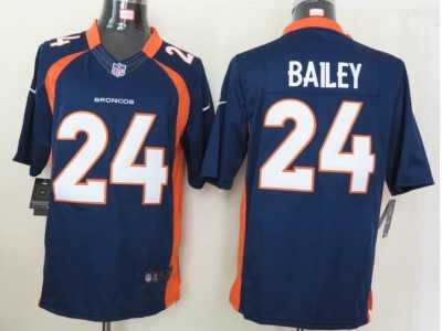Nike NFL Denver Broncos #24 Champ Bailey Blue Jerseys(Limited)