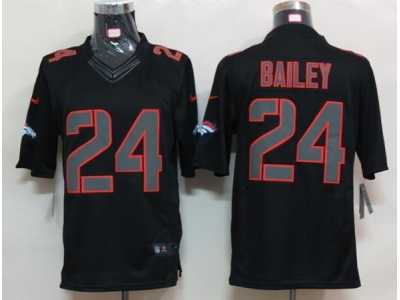 Nike NFL Denver Broncos #24 Champ Bailey black Jerseys(Limited)
