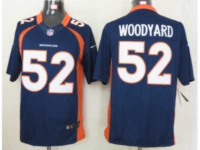 Nike NFL Denver Broncos #52 Woodyard Blue Jerseys(Limited)