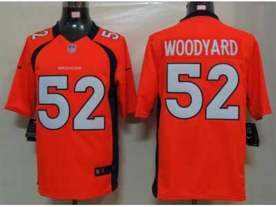 Nike NFL Denver Broncos #52 Woodyard Orange Jerseys(Limited)