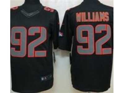 Nike NFL Denver Broncos #92 Sylvester Williams Black Jerseys(Impact Limited)(Williams)