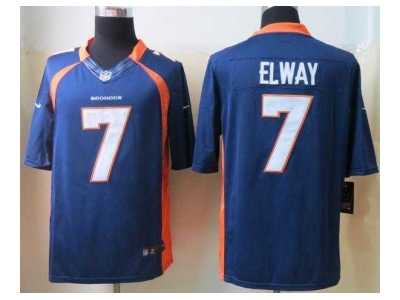 Nike jerseys denver broncos #7 john elway blue(Limited)