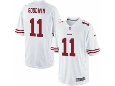 Men's Nike San Francisco 49ers #11 Marquise Goodwin Limited White NFL Jersey
