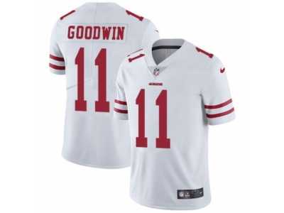 Men's Nike San Francisco 49ers #11 Marquise Goodwin Vapor Untouchable Limited White NFL Jersey