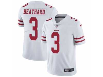 Men's Nike San Francisco 49ers #3 C. J. Beathard Vapor Untouchable Limited White NFL Jersey