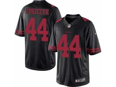 Men's Nike San Francisco 49ers #44 Kyle Juszczyk Limited Black NFL Jersey