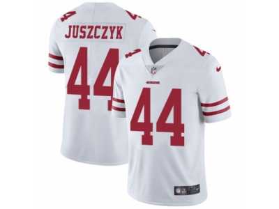 Men's Nike San Francisco 49ers #44 Kyle Juszczyk Vapor Untouchable Limited White NFL Jersey