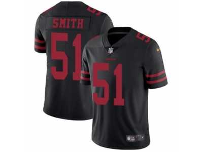Men's Nike San Francisco 49ers #51 Malcolm Smith Vapor Untouchable Limited Black NFL Jersey