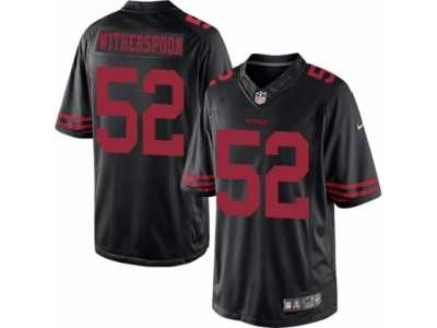 Men's Nike San Francisco 49ers #52 Ahkello Witherspoon Limited Black NFL Jersey