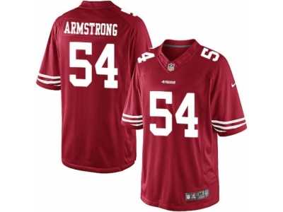Men's Nike San Francisco 49ers #54 Ray-Ray Armstrong Limited Red Team Color NFL Jersey