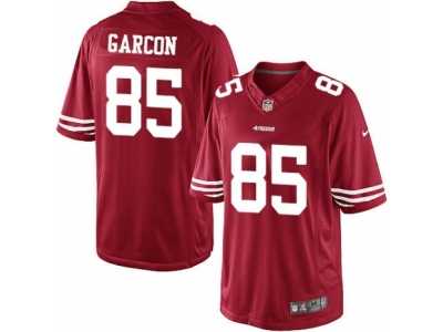 Men's Nike San Francisco 49ers #85 Pierre Garcon Limited Red Team Color NFL Jersey