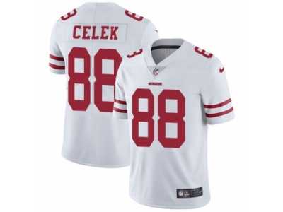 Men's Nike San Francisco 49ers #88 Garrett Celek Vapor Untouchable Limited White NFL Jersey
