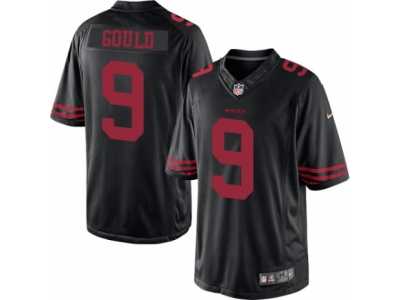 Men's Nike San Francisco 49ers #9 Robbie Gould Limited Black NFL Jersey