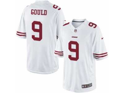 Men's Nike San Francisco 49ers #9 Robbie Gould Limited White NFL Jersey