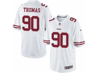 Men's Nike San Francisco 49ers #90 Solomon Thomas Limited White NFL Jersey