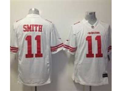 Nike NFL San Francisco 49ers #11 Alex Smith White jerseys(Limited)