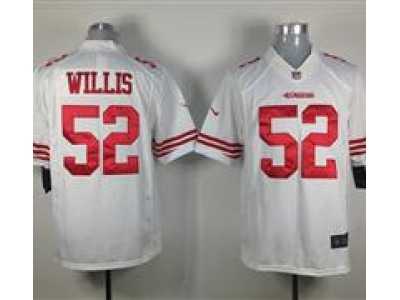 Nike NFL San Francisco 49ers #52 Patrick Willis White jerseys(Limited)