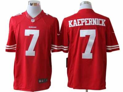 Nike NFL San Francisco 49ers #7 Colin Kaepernick Red Jerseys(Limited)