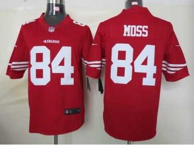 Nike NFL San Francisco 49ers #84 Randy Moss Red jerseys(Limited)
