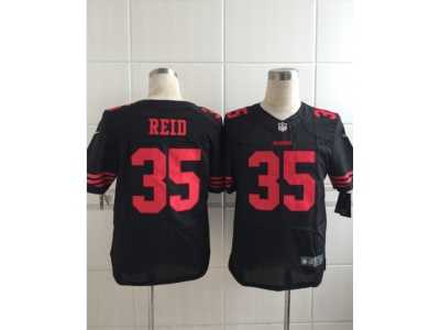 Nike San Francisco 49ers #35 Eric Reid Black Alternate Jerseys(Limited)