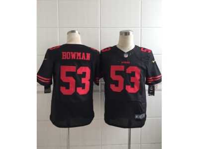 Nike San Francisco 49ers #53 NaVorro Bowman Black Alternate Jerseys(Limited)