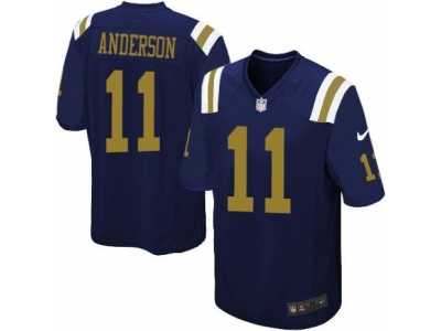 Men\'s Nike New York Jets #11 Robby Anderson Limited Navy Blue Alternate NFL Jersey