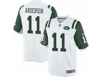 Men's Nike New York Jets #11 Robby Anderson Limited White NFL Jersey