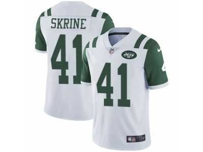 Men's Nike New York Jets #41 Buster Skrine Vapor Untouchable Limited White NFL Jersey