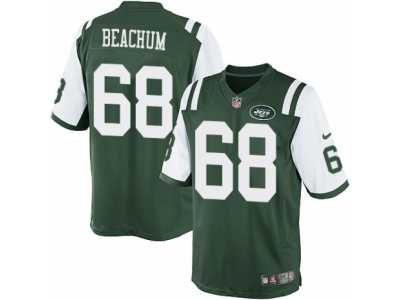 Men's Nike New York Jets #68 Kelvin Beachum Limited Green Team Color NFL Jersey