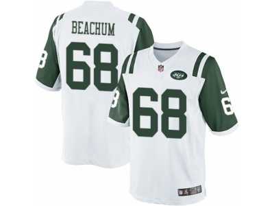 Men's Nike New York Jets #68 Kelvin Beachum Limited White NFL Jersey