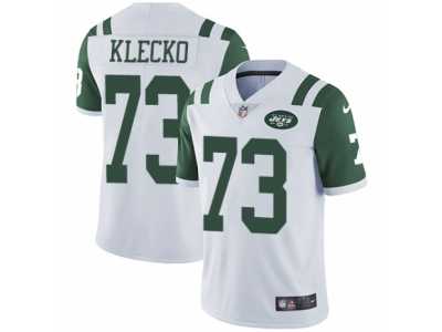 Men's Nike New York Jets #73 Joe Klecko Vapor Untouchable Limited White NFL Jersey