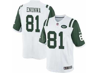 Men's Nike New York Jets #81 Quincy Enunwa Limited White NFL Jersey