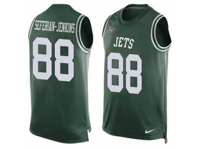 Men's Nike New York Jets #88 Austin Seferian-Jenkins Limited Green Player Name & Number Tank Top NFL Jersey