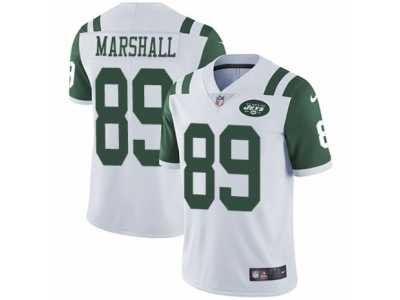 Men's Nike New York Jets #89 Jalin Marshall Vapor Untouchable Limited White NFL Jersey