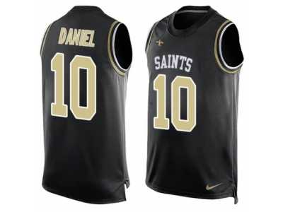 Men's Nike New Orleans Saints #10 Chase Daniel Limited Black Player Name & Number Tank Top NFL Jersey
