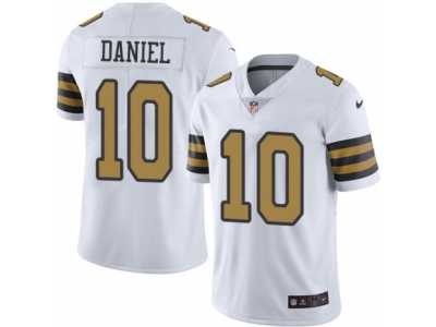 Men's Nike New Orleans Saints #10 Chase Daniel Limited White Rush NFL Jersey