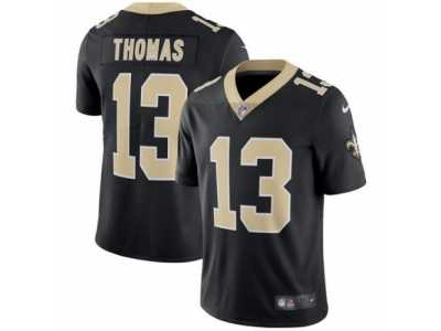Men's Nike New Orleans Saints #13 Michael Thomas Vapor Untouchable Limited Black Team Color NFL Jersey