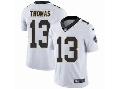 Men's Nike New Orleans Saints #13 Michael Thomas Vapor Untouchable Limited White NFL Jersey